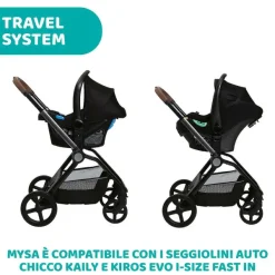 Passeggini|Chicco Passeggino Mysa Silver Grey