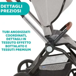 Passeggini|Chicco Passeggino Mysa Silver Grey