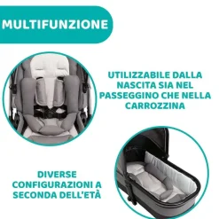 Passeggini|Chicco Passeggino Mysa Silver Grey