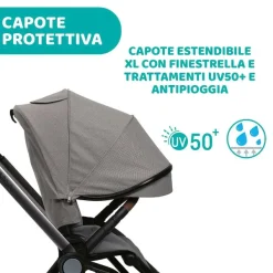 Passeggini|Chicco Passeggino Mysa Silver Grey