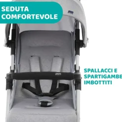 Passeggini|Chicco Passeggino Ohlal 3 Grey Mist