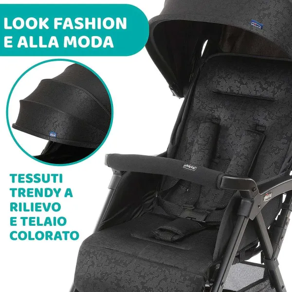 Passeggini|Chicco Passeggino Ohlal 3 Jet Black