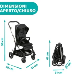 Passeggini|Chicco Passeggino One4Ever Green Gem