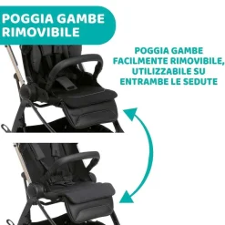 Passeggini|Chicco Passeggino One4Ever Pirate Black
