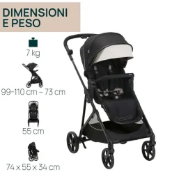 Passeggini|Chicco Passeggino Seety Etna Black