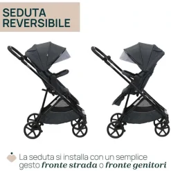 Passeggini|Chicco Passeggino Seety Boston Grey