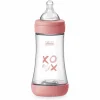 Biberon|Chicco Perfect 5 Biberon 240 Ml - Flusso Medio Rosa