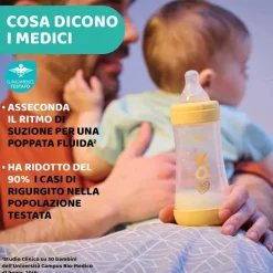 Biberon|Chicco Perfect 5 Biberon 240 Ml - Flusso Medio Azzurro