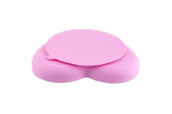 Piatti E Posate|Chicco Piatto Cuore In Silicone Con Ventosa Rosa