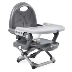 Rialzi Sedia|Chicco Rialzo Sedia Pocket Snack Dark Grey