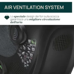 Seggiolini Auto Neonato|Chicco Seggiolino Auto Bi-Seat Air & Full 360 I-Size Base (40-150 Cm) Black Air