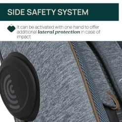 Seggiolini Auto Neonato|Chicco Seggiolino Auto Bi-Seat Air (61-150 Cm) Teal Melange