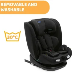Seggiolini Auto Bimbi Piccoli (Dai 15 Mesi)|Chicco Seggiolino Auto Mokita (76-150 Cm) Black