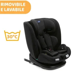 Seggiolini Auto Bimbi Piccoli (Dai 15 Mesi)|Chicco Seggiolino Auto Mokita (76-150 Cm) Black
