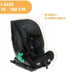 Seggiolini Auto Bimbi Piccoli (Dai 15 Mesi)|Chicco Seggiolino Auto Myseat Air Zip&Wash (76-150 Cm)