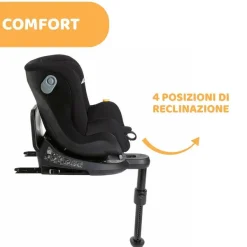 Seggiolini Auto Neonato|Chicco Seggiolino Auto Seat2Fit Air (45-105 Cm) Black Air