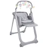 Seggioloni|Chicco Seggiolone Polly Magic Relax Graphite
