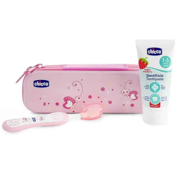 Igiene Orale|Chicco Set Primi Dentini Rosa