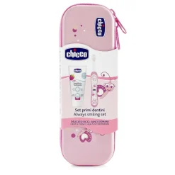 Igiene Orale|Chicco Set Primi Dentini Rosa