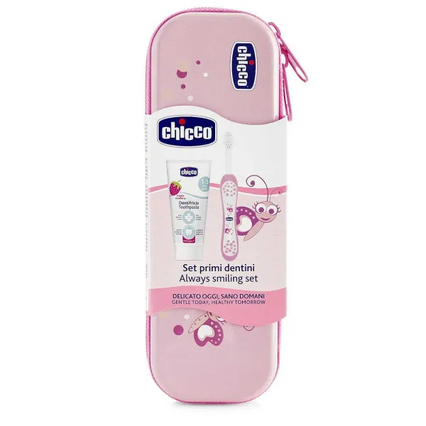 Igiene Orale|Chicco Set Primi Dentini Rosa