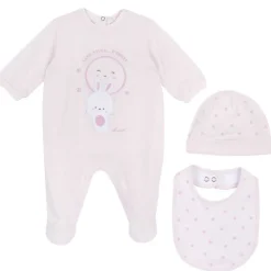 Completi|Chicco Set Regalo Con Tutina Cappello E Bavaglino Rosa Chiaro