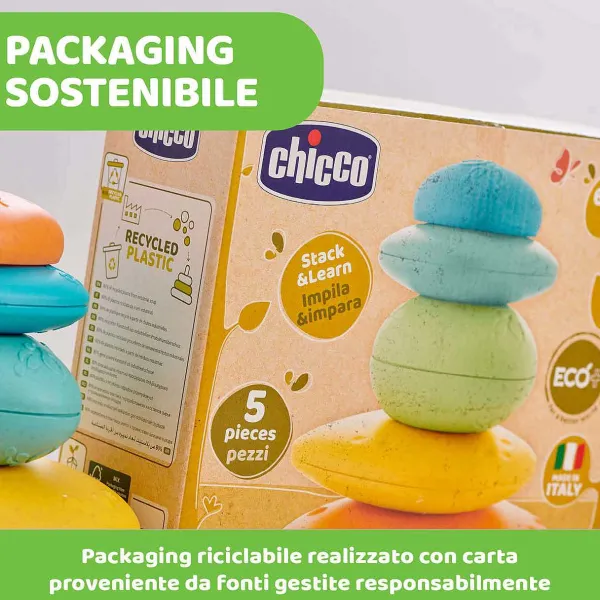 Incastri E Impilabili|Chicco Stone Balance Eco+
