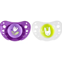 Succhietti Physioforma|Chicco Succhietto Physioforma® Air 16-36M (2 Pcs) Silicone Strawberry And Flower