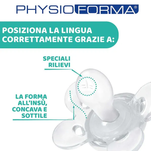 Succhietti Physioforma|Chicco Succhietto Physioforma® Comfort 6-16M (1 Pcs) Silicone Tiger