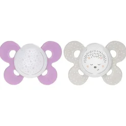 Succhietti Physioforma|Chicco Succhietto Physioforma® Comfort 16-36M (2 Pcs) Silicone Hedgehog And Stars