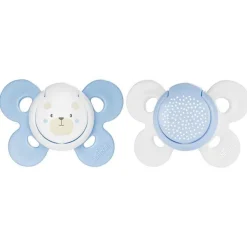 Succhietti Physioforma|Chicco Succhietto Physioforma® Comfort 0-6M (2 Pcs) Silicone Bear And Confetti