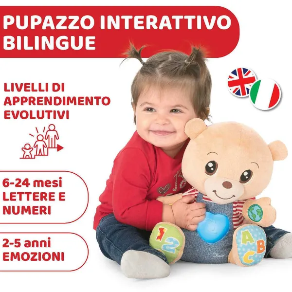 Pupazzi Educativi Parlanti|Chicco Teddy Orso Delle Emozioni