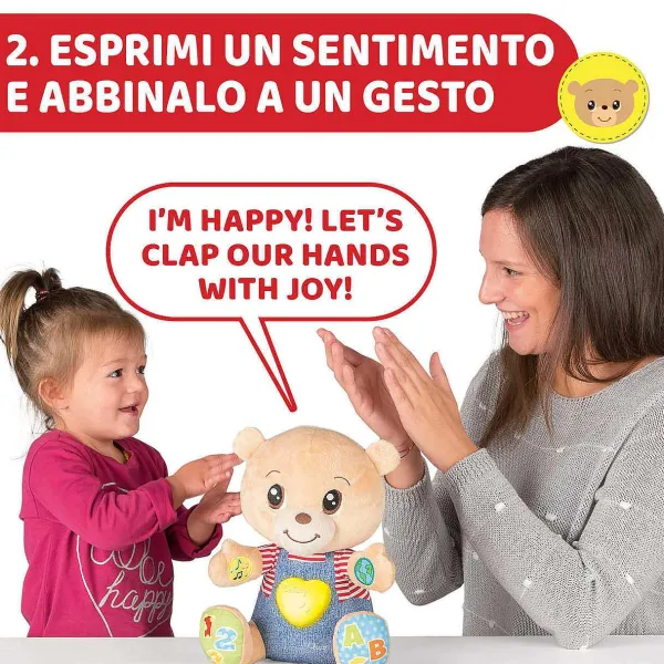 Pupazzi Educativi Parlanti|Chicco Teddy Orso Delle Emozioni