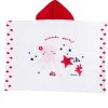 Teli Mare|Chicco Telo Mare Con Cappuccio Bianco E Rosso