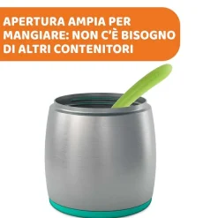Thermos E Contenitori|Chicco Thermos Porta Pappa Azzurro