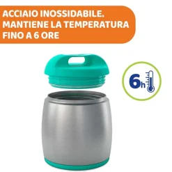 Thermos E Contenitori|Chicco Thermos Porta Pappa Azzurro