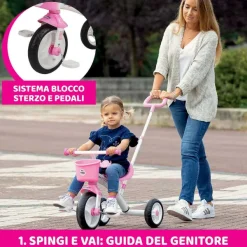 Tricicli|Chicco Triciclo U-Go Girl