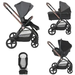 Trio E Sistemi Modulari|Chicco Trio Mysa Con Kory Essential Black Satin