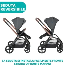 Trio E Sistemi Modulari|Chicco Trio Mysa Con Kory Plus Black Satin