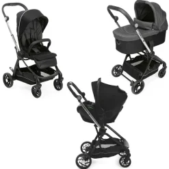 Trio E Sistemi Modulari|Chicco Trio One4Ever Con Kory Essential Pirate Black