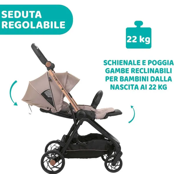 Trio E Sistemi Modulari|Chicco Trio One4Ever Con Kory Essential Desert Taupe