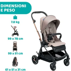 Trio E Sistemi Modulari|Chicco Trio One4Ever Con Kory Essential Desert Taupe