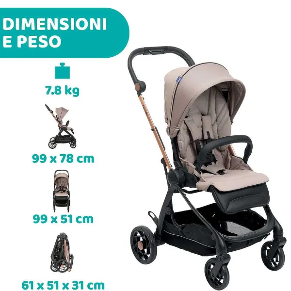 Trio E Sistemi Modulari|Chicco Trio One4Ever Con Kory Essential Desert Taupe
