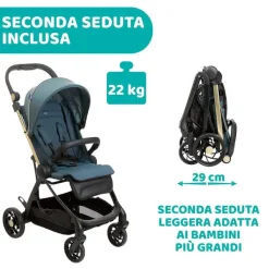 Trio E Sistemi Modulari|Chicco Trio One4Ever Con Kory Essential Green Gem