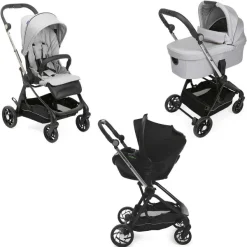Trio E Sistemi Modulari|Chicco Trio One4Ever Con Kory Essential Silverleaf