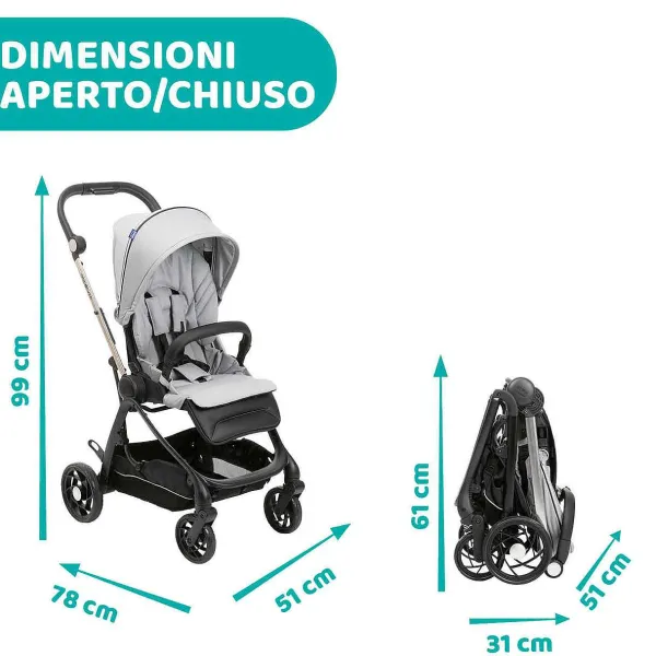 Trio E Sistemi Modulari|Chicco Trio One4Ever Con Kory Essential Silverleaf