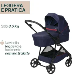 Trio E Sistemi Modulari|Chicco Trio Seety Con Kory Essential Oxford Blu