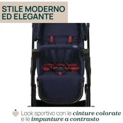 Trio E Sistemi Modulari|Chicco Trio Seety Con Kory Essential Oxford Blu