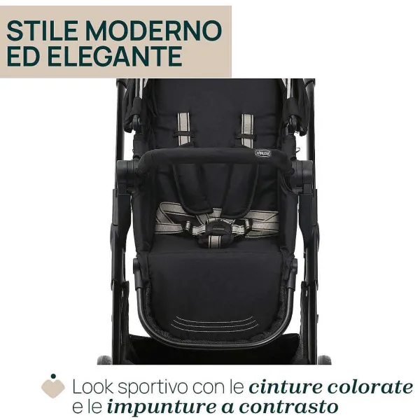 Trio E Sistemi Modulari|Chicco Trio Seety Con Kory Essential Etna Black