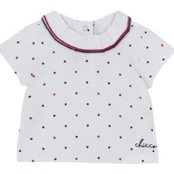 T-Shirt|Chicco T-Shirt Con Fantasia A Pois Colorati