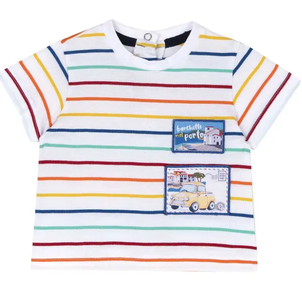 T-Shirt|Chicco T-Shirt Con Fantasia A Righe